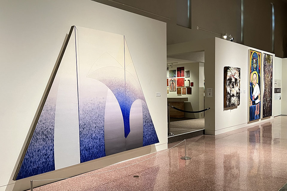 This semester, Saint Louis University’s Museum of Contemporary Religious Art  (MOCRA) presents a selection of works from the museum collection and works on loan. MOCRA is also launching several Spotlight Tours for visitors. The 30-minute discussions are focused on a single artwork. The tours are free and open to the public. 