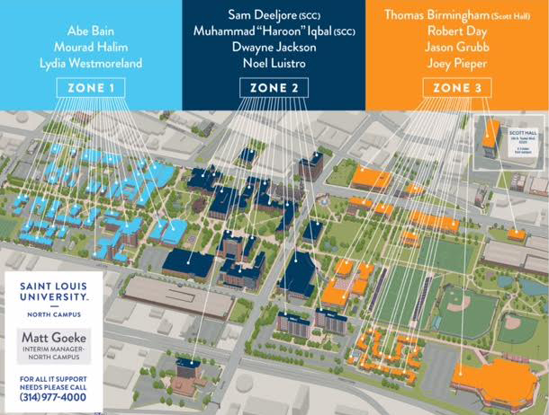 Printable Slu Campus Map