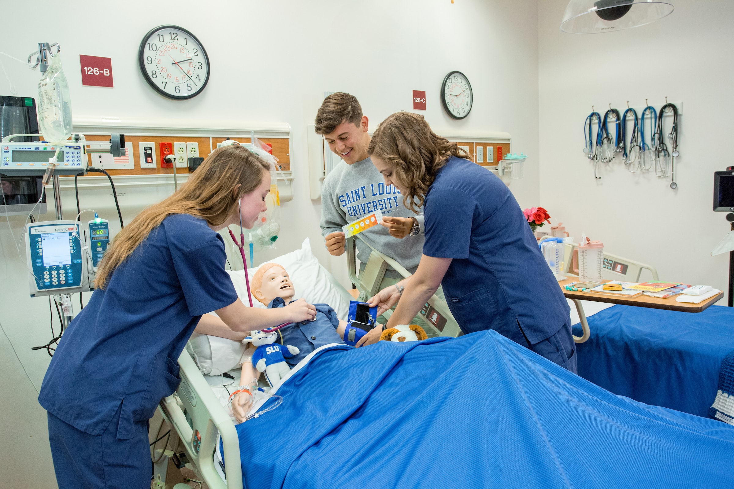 SLU nursing students