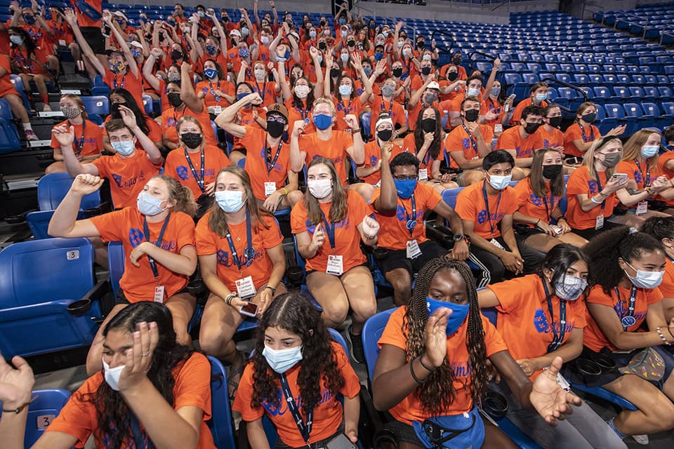 Members of Oriflamme at Convocation