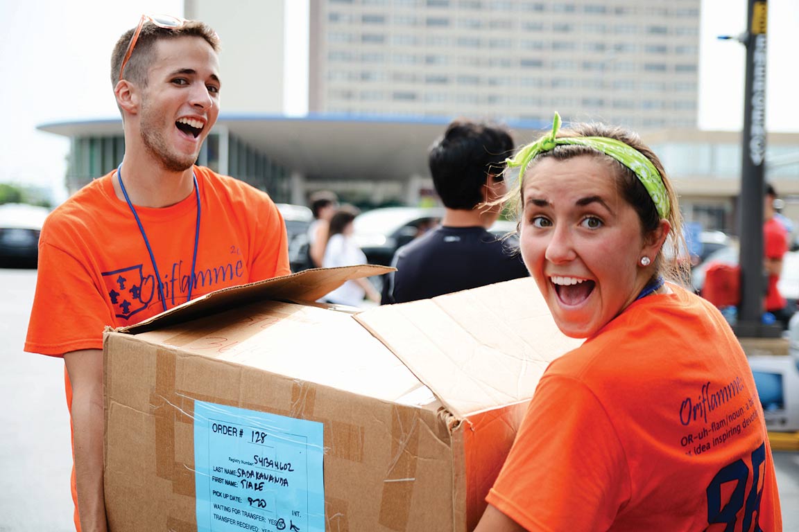 Oriflamme members at Move-In