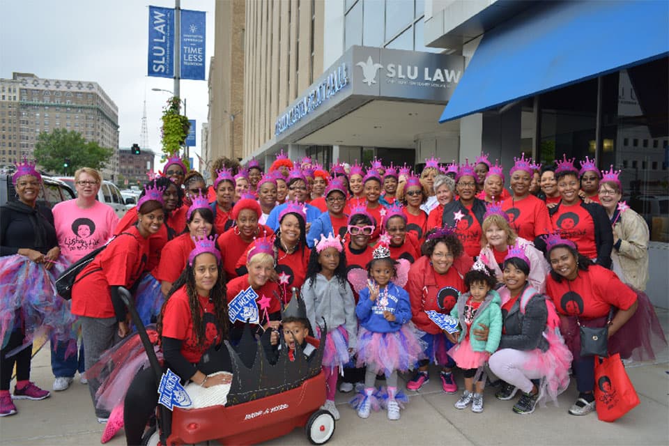 SLU's Sista Strut team