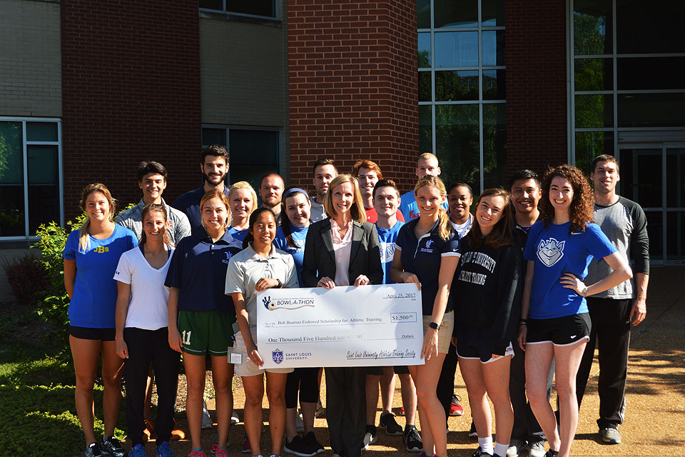 SLATS Bowl-A-Thon Check Presentation