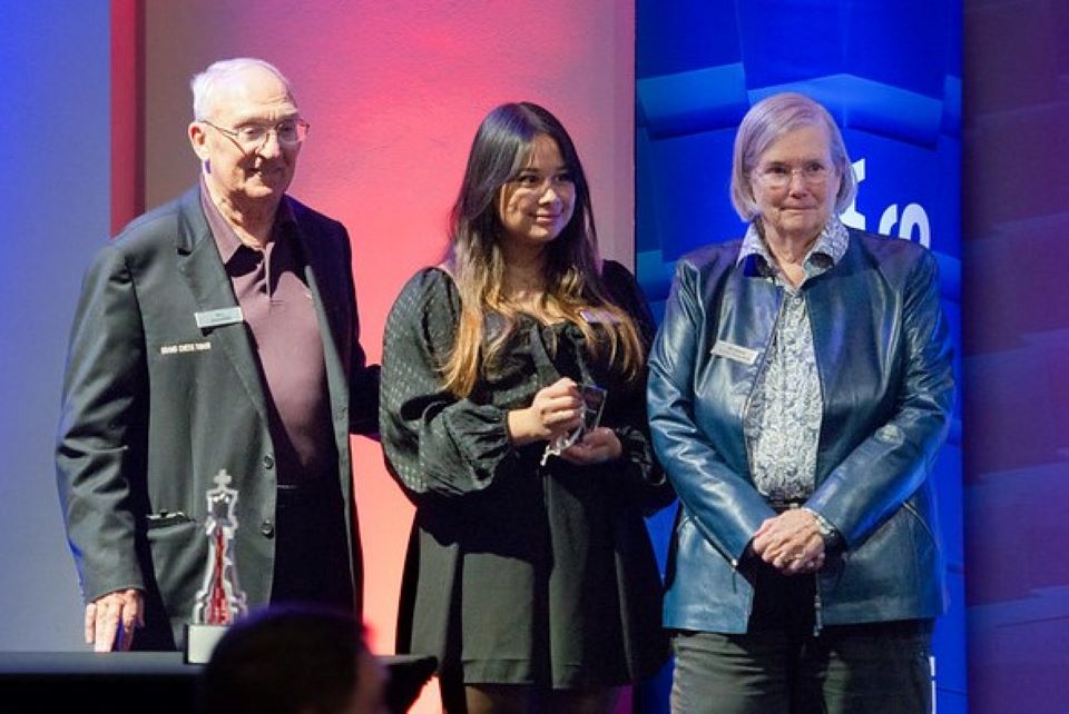 Thalia Cervantes with the Sinquefields Thalia Cervantes with the Sinquefields