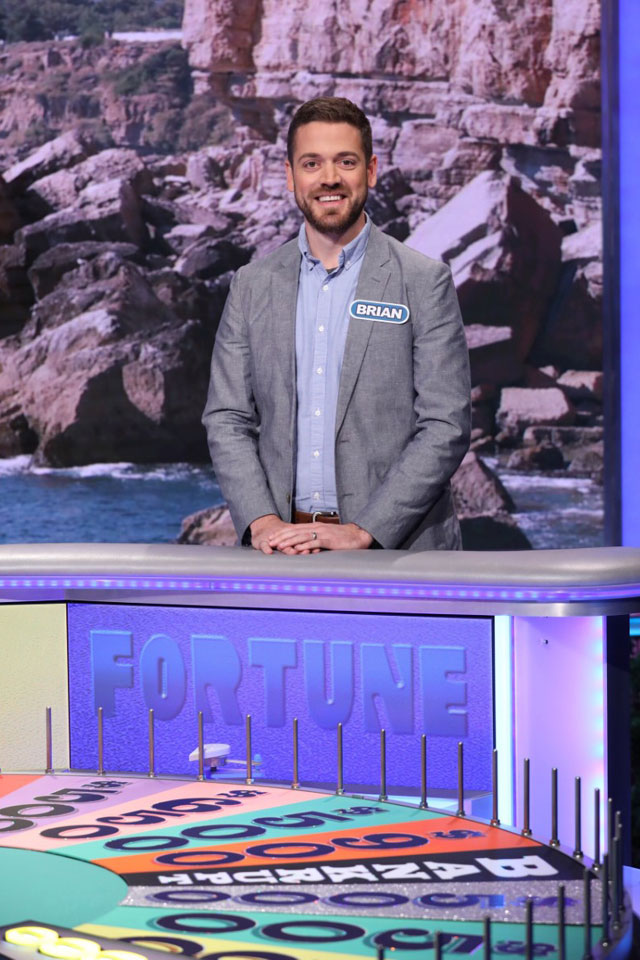 Brian Woods, Ph.D., appears on "Wheel of Fortune"