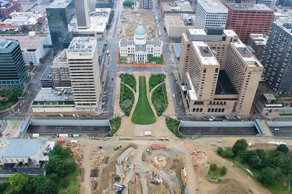 St. Louis Arch Grounds Constructon 
