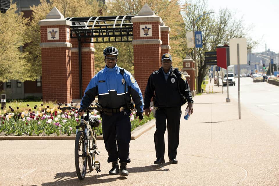 DPS Officer with Bike DPS Officer with Bike