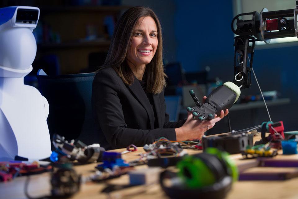 Jenna Gorelewicz, Ph.D., in the CHROME lab