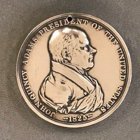 John Quincy Adams Indian Peace Medal