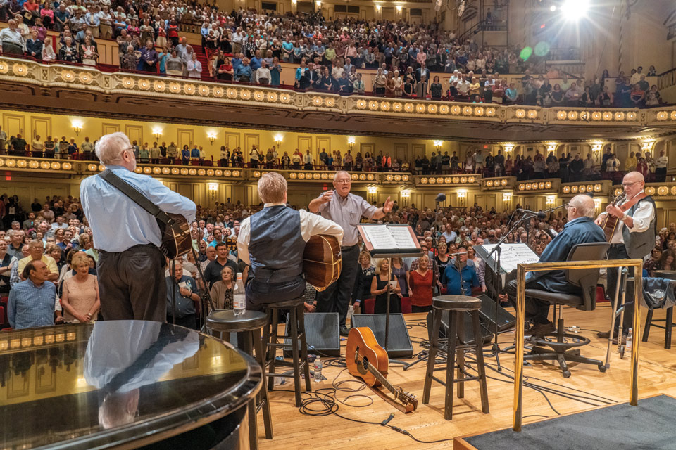 St. Louis Jesuits perform during Coming Home concert