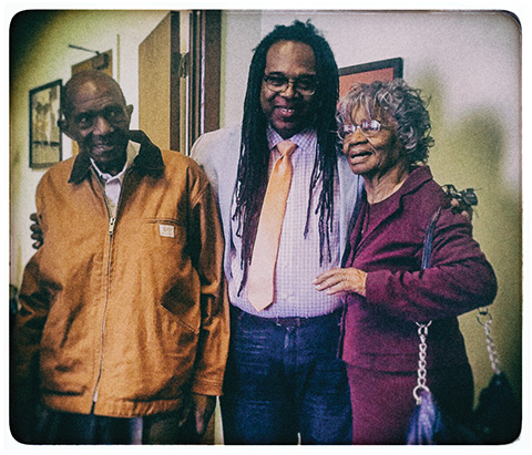 Jonathan Smith with his parents Jonathan Smith with his parents