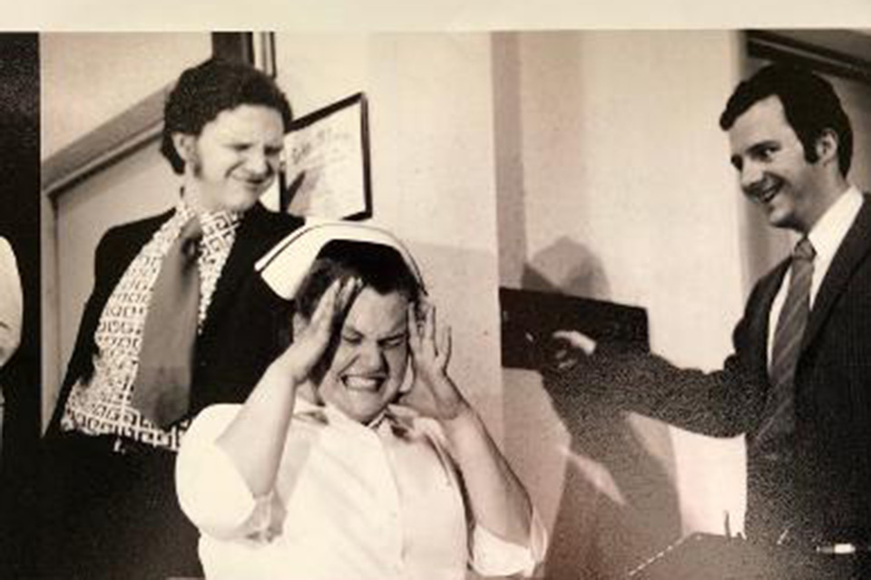 Muellerleile in the SLU Theatre production of Cactus Flower